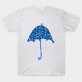 DARK BLUE UMBRELLA T-Shirt